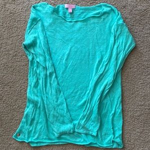 Lilly Pulitzer linen sweater